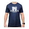 Upptäck Magpul University Blend T-Shirt i Navy Heather! 👕 Bekväm och hållbar med etikettfri insida. Tillgänglig i storlek Large.