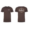 BROWNELLS MENS TSHIRT ESPRESSO W/ HEX LOGO 3XL