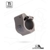 AR-15 SOLID ADJUSTABLE GAS BLOCK - SUPERLATIVE ARMS AR-15 SOLID TITANIUM ADJUSTABLE GAS BLOCK .750" GRAY