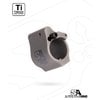 AR-15 SOLID ADJUSTABLE GAS BLOCK - SUPERLATIVE ARMS AR-15 SOLID TITANIUM ADJUSTABLE GAS BLOCK .875" GRAY