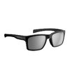 RIDER EYEWEAR SUNGLASSES - RIDER GLOSS BLACK FRAME & POLARIZE GRAY LENS W/SILVER MIRROR