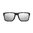 RIDER EYEWEAR POLARIZED GLOSS BLK FR GRAY LENS/SILVER MIRROR