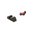 RANGE FIBER OPTIC SIGHT SET FOR GLOCK® 42,43,43X,48 - AMERIGLO RANGE SIGHT SET FIBER OPTIC FOR GLOCK 42,43,43X,48 BLACK