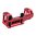 WARNE MFG. COMPANY 1" ULTRA HIGH (1.435") 0 MOA MOUNT, RED